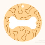 Free Dog Ornament SVG | Round Laser Cut File ...