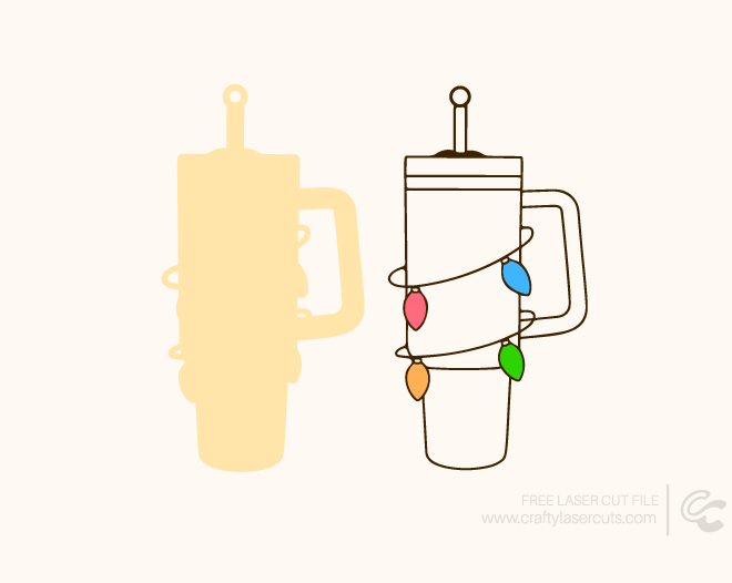 Free Personalized Stanley Cup Laser Cut File